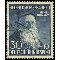 germany stamp b330 henri dunant 1952
