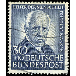 germany stamp b337 fridjof nansen 1953