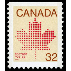 canada stamp 924bs maple leaf 32 1983