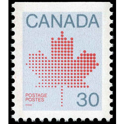 canada stamp 923bs maple leaf 30 1982