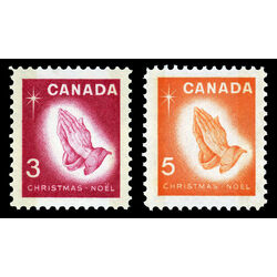 canada stamp 451p 2p christmas praying hands 1966