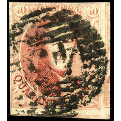belgium stamp 8 king leopold i 40 1851 U 005
