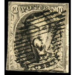 belgium stamp 6a king leopold i 10 1854 U 004