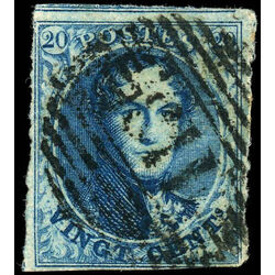 belgium stamp 7a king leopold i 20 1854