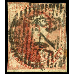 belgium stamp 8 king leopold i 40 1851 U 007