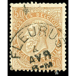 belgium stamp 70 king leopold ii 50 1893 U 001