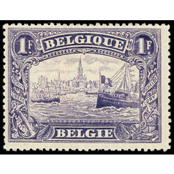 belgium stamp 119 scheldt river at antwerp 1915
