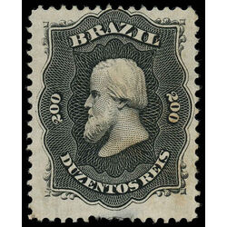 brazil stamp 59 emperor dom pedro 1866