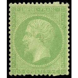 france stamp 23 emperor napoleon iii 5 1862