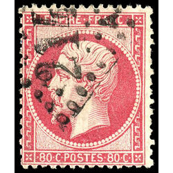 france stamp 28 emperor napoleon iii 80 1862 U 001