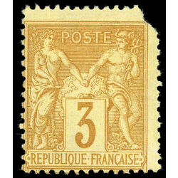 france stamp 89 peace and commerce 3 1878 M DEF 002