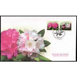 canada stamp 2319 20 fdc rhododendrons 54 2009