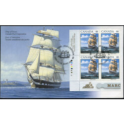 canada stamp 1779 the marco polo under full sail 46 1999 FDC LL