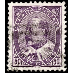 canada stamp 95 edward vii 50 1908 U VF 043