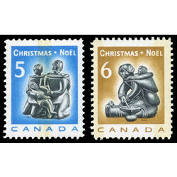 canada stamp 488p 9p christmas inuit soapstone carving 1968