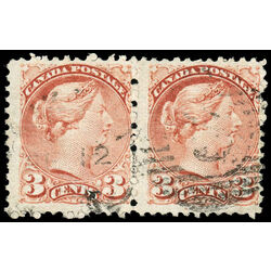 canada stamp 37a queen victoria 3 1870 U F 019