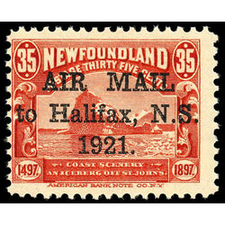 newfoundland stamp c3 iceberg 35 1921 M FNH 016