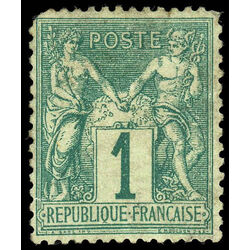 france stamp 64 peace and commerce 1 1876 U 002