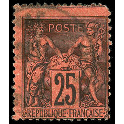 france stamp 93 peace and commerce 25 1878 U 001