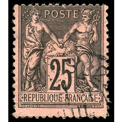 france stamp 93 peace and commerce 25 1878 U 002