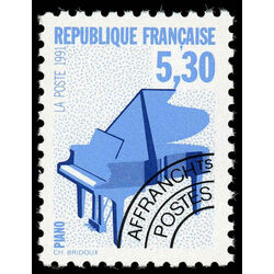 france stamp 2282a piano 1992