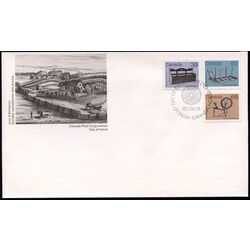 canada stamp 0928 30 33 fdc medium value artifact definitives 1985