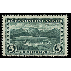 czechoslovakia stamp 122 great tatra 1927