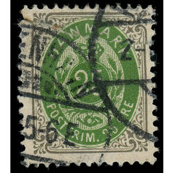 denmark stamp 32a royal emblems 1875