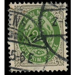 denmark stamp 32a royal emblems 1875 U DEF 001