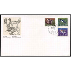 canada stamp 1172a 6 80 fdc mammal definitives medium values 46 1990