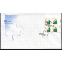 canada stamp 1686 maple leaf 95 1998 FDC UR