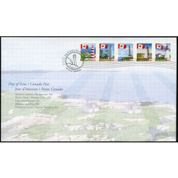 canada stamp 2253ai flags and lighthouses 2007 FDC