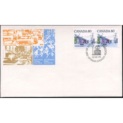 canada stamp 725 maritime street scene 80 1978 FDC PA