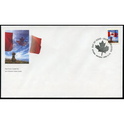 canada stamp 1700 flag over inukshuk 47 2000 FDC