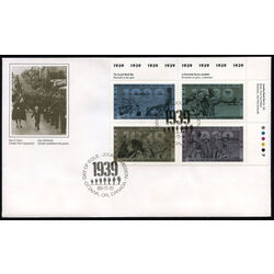 canada stamp 1263a second world war 1939 1989 FDC UR