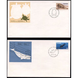 canada stamp 813 4 endangered wildlife 1979 FDC
