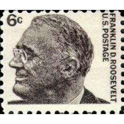us stamp postage issues 1284 franklin d roosevelt 6 1965