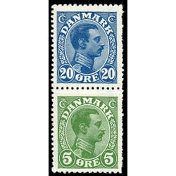 denmark stamp 97 king christian x 1913 M 001