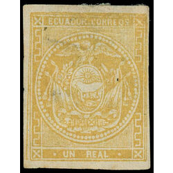 ecuador stamp 4 coat of arms 1865