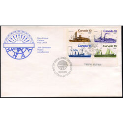 canada stamp 701ii passport 10 1976 FDC BLK