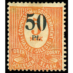 upper silesia stamp 13c plebiscite issues 1920