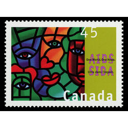 canada stamp 1603 one world one hope 45 1996