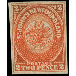 newfoundland stamp 11 1860 second pence issue 2d 1860 M VFNG 014