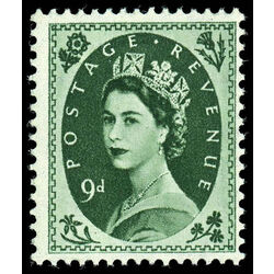 great britain stamp 328 queen elizabeth 1956