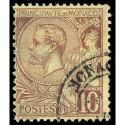 monaco stamp 15 prince albert i 10 1891 U 002