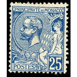 monaco stamp 21 prince albert i 25 1901