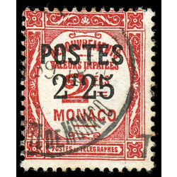 monaco stamp 143 postage due stamps 1938 U 001
