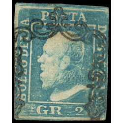 sicily stamp 13g ferdinand ii 1859 U 001