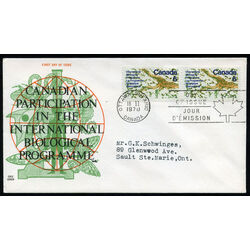 canada stamp 507 interior of a leaf 6 1970 FDC 003