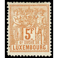 luxembourg stamp 59 industry and commerce 1882 M 002